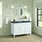 James Martin Vanities 48'' Single Vanity, Bright White w/ 3 CM Parisien Bleu Quartz Top 424-V48-BW-3PBL - alternate 2